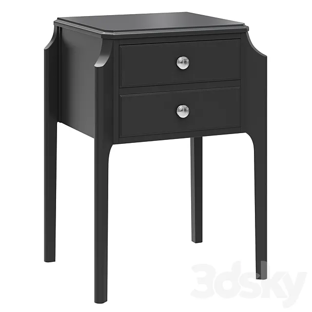 Dantone Home Bedside table Le Vizage with 2 drawers 3DModel