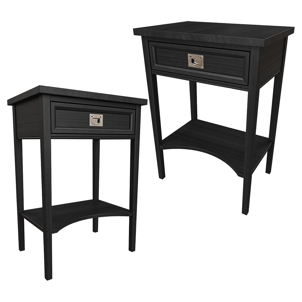 Dantone Home - Bedside table Oxford high 1 drawer 3D Model