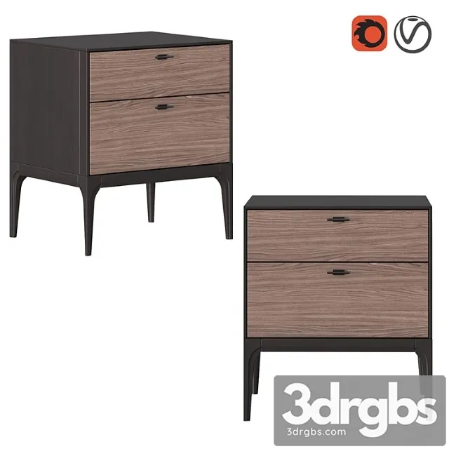Dantone home bedside table verona 2 3D Model Free