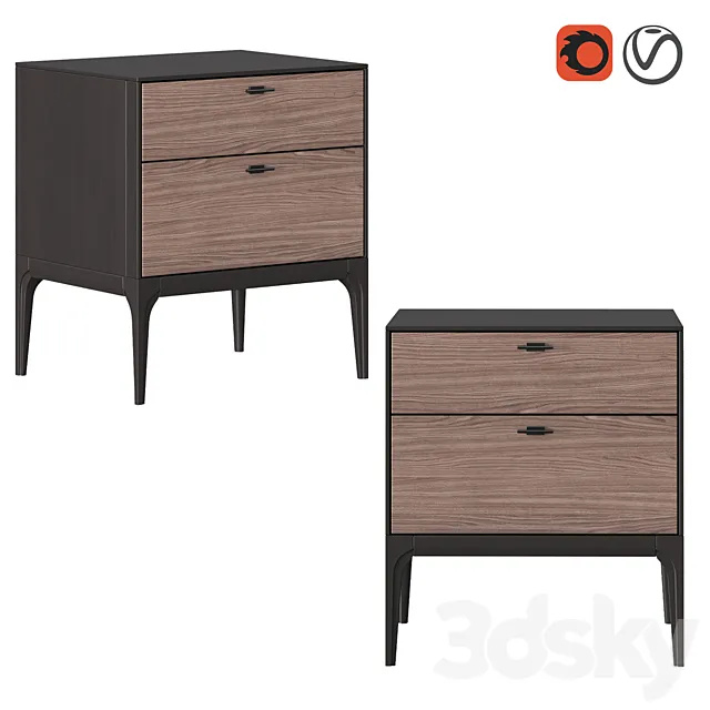 Dantone Home Bedside table Verona 3D Model