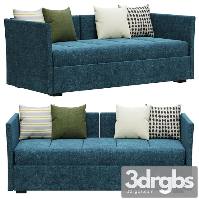 Dantone home berkeley sofa bed 2 3D Model Free