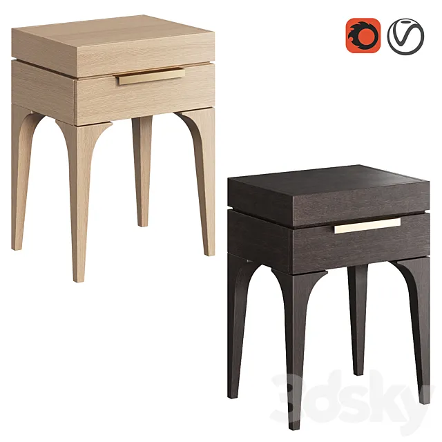 Dantone Home Bridge bedside table 3D Model