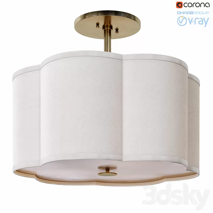 Dantone Home Carolina Chandelier 3D Model