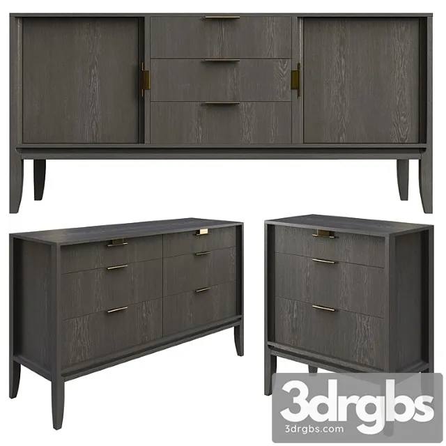 Dantone home city chest set 2 3D Model Free