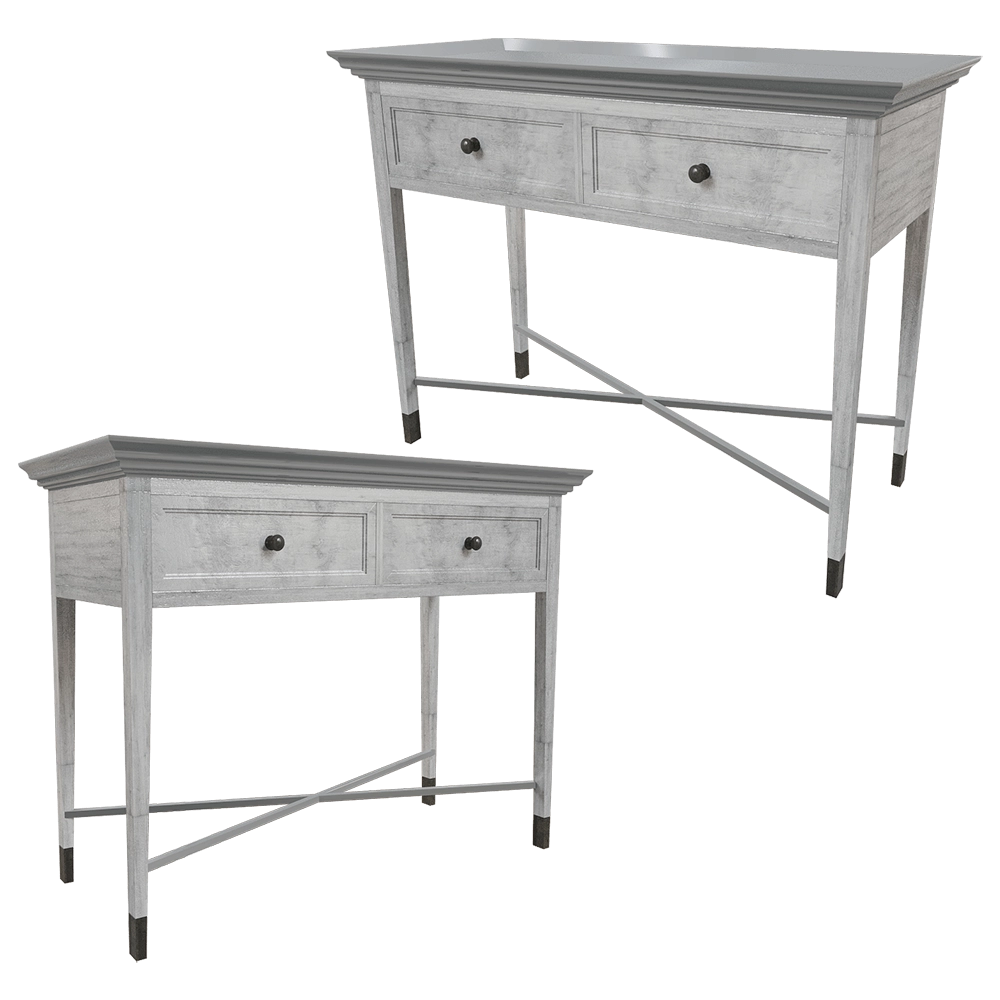 Dantone Home - Console Stafford with 2 drawer 3D Model