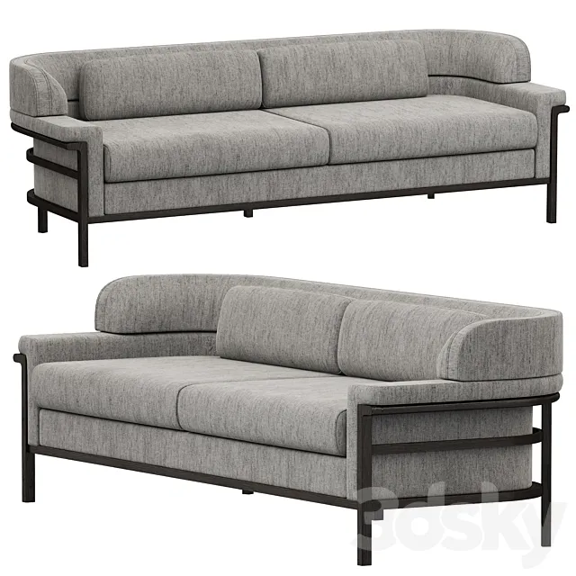 Dantone Home Contempo Three-seater sofa 3D Model