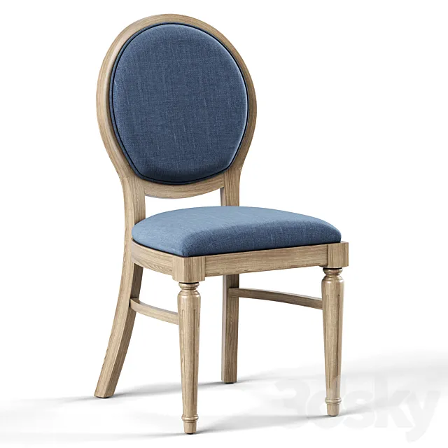 Dantone Home Coventry Chair with Round Back 3D Model