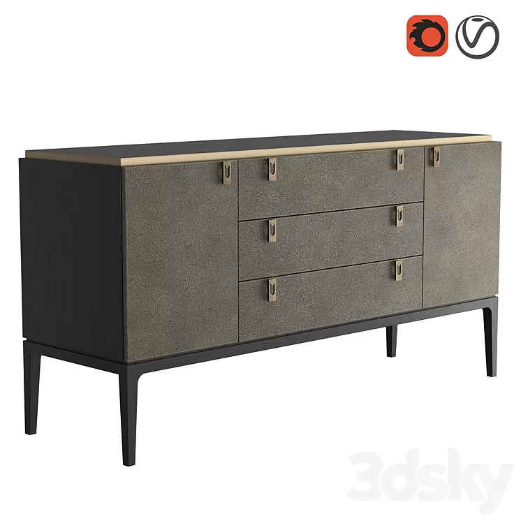 Dantone Home Glamor Chest of drawers 3D Model