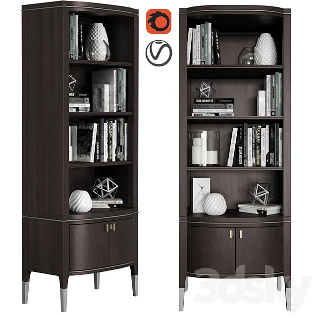 Dantone Home Grand Library Showcase 3DModel