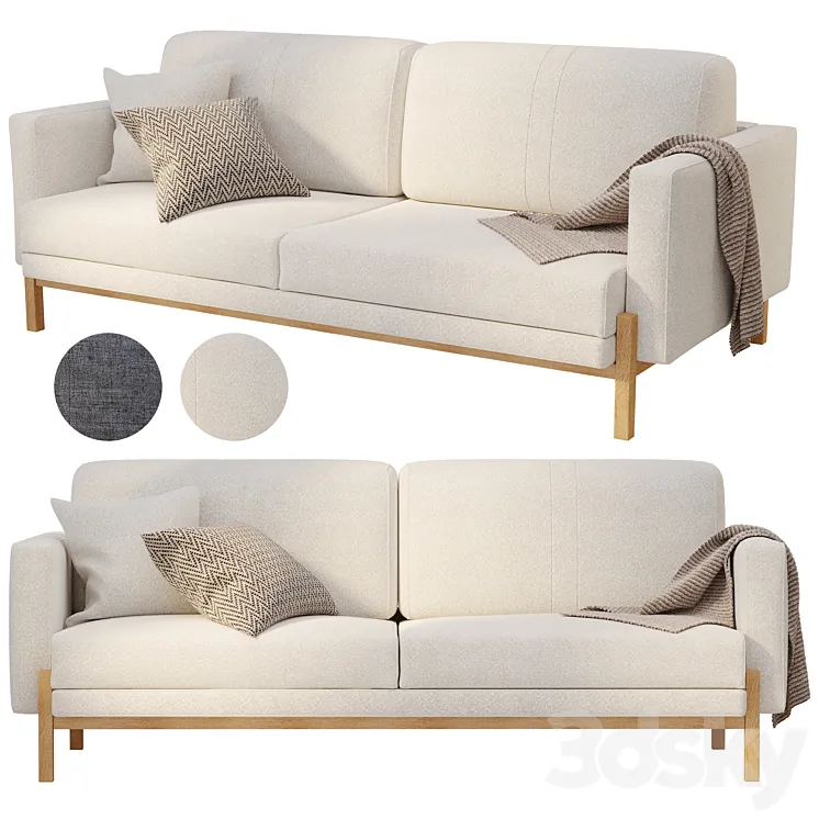 DANTONE HOME Lagom sofa bed 3D Model Free
