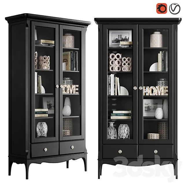 Dantone Home Library Venice 3D Model