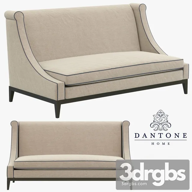 Dantone Home Luise Sofa 3D Model Free