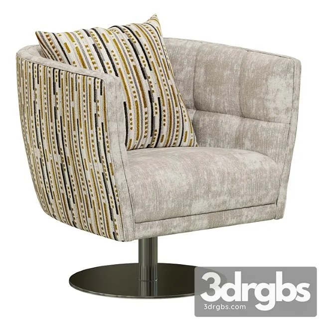 Dantone home manhattan turning chair 3D Model Free