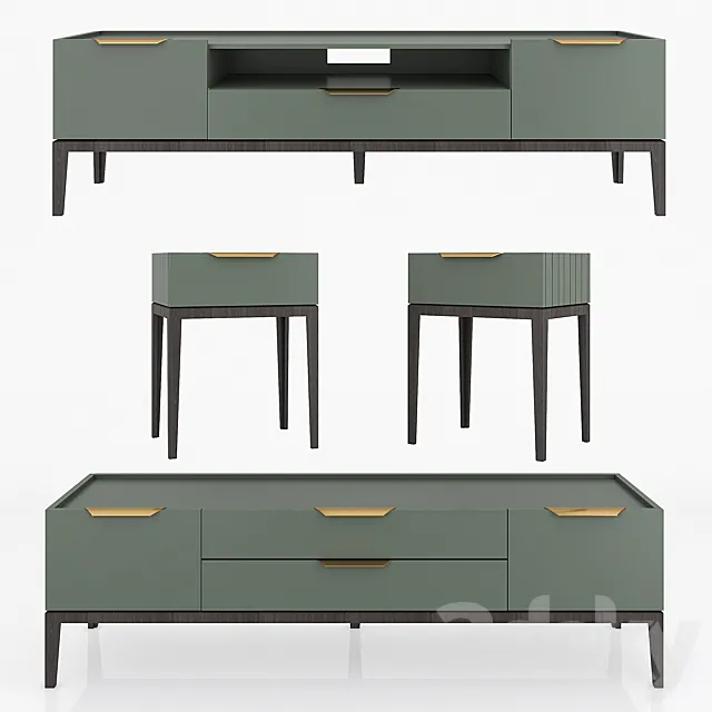 Dantone Home Metropolitan stand set 3DModel