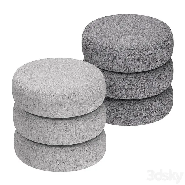 Dantone Home Pouf Cork 3D Model