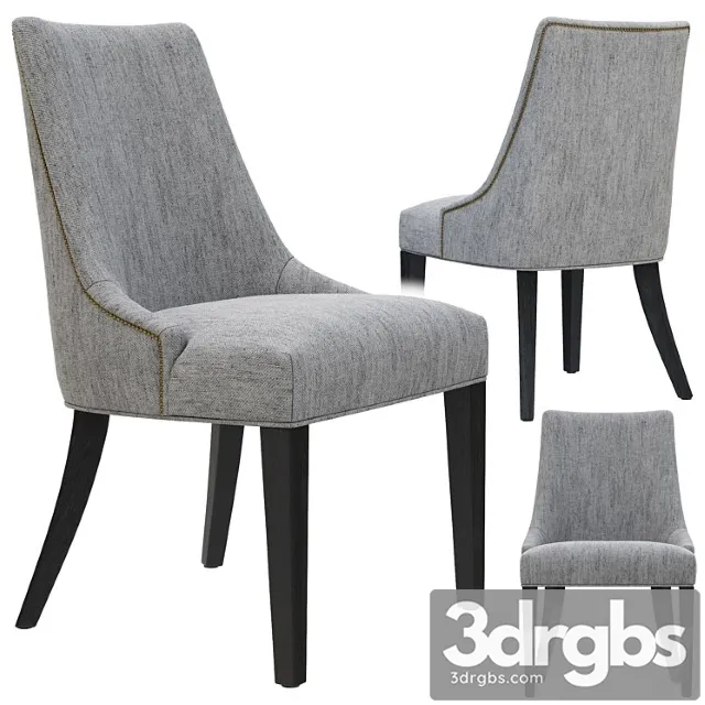 Dantone home preston chair without capitone 2 3D Model Free