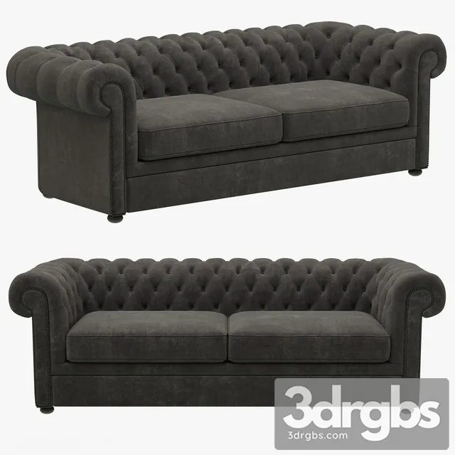 Dantone Home Rochester Sofa 3D Model Free