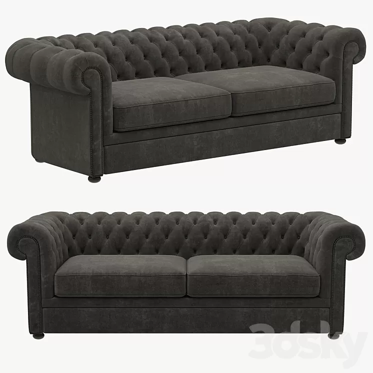 Dantone Home Rochester Sofa 3D Model