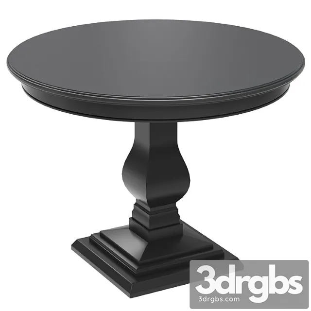 Dantone home round dining table 2 3D Model Free