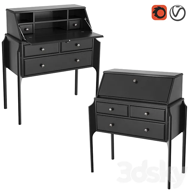 Dantone Home Secretaire Le Visage 3D Model