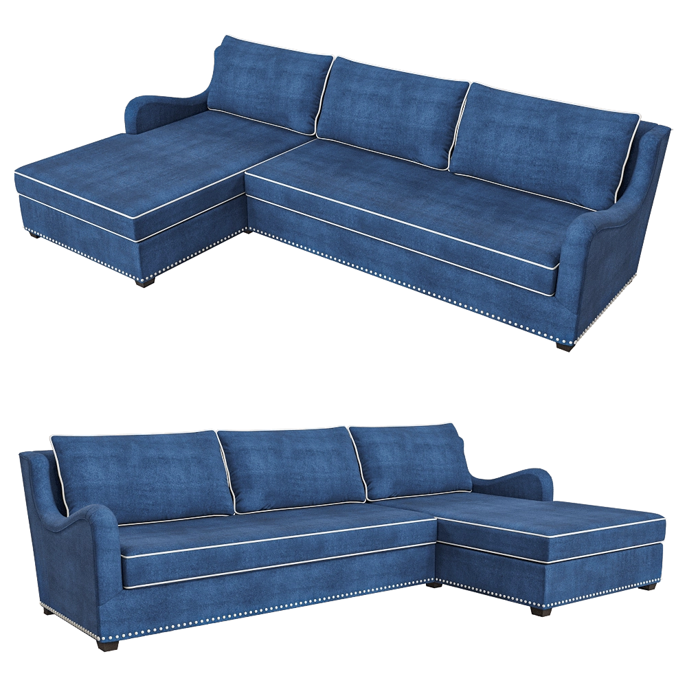 Dantone Home - Sofa Corner Nottingham 3D Model