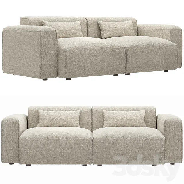 Dantone Home Sofa Twain double 3D Model