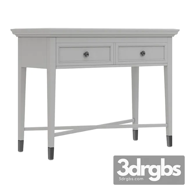 Dantone home stafford console with two drawers 2 3D Model Free