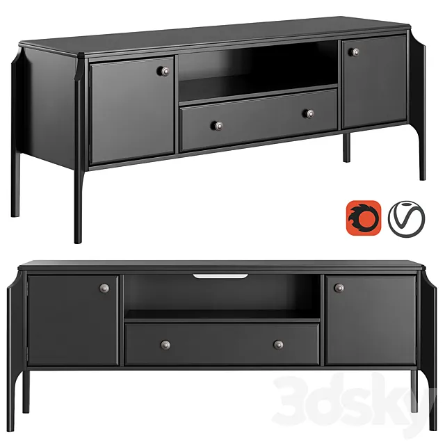 Dantone Home TV cabinet Le Visage 3D Model