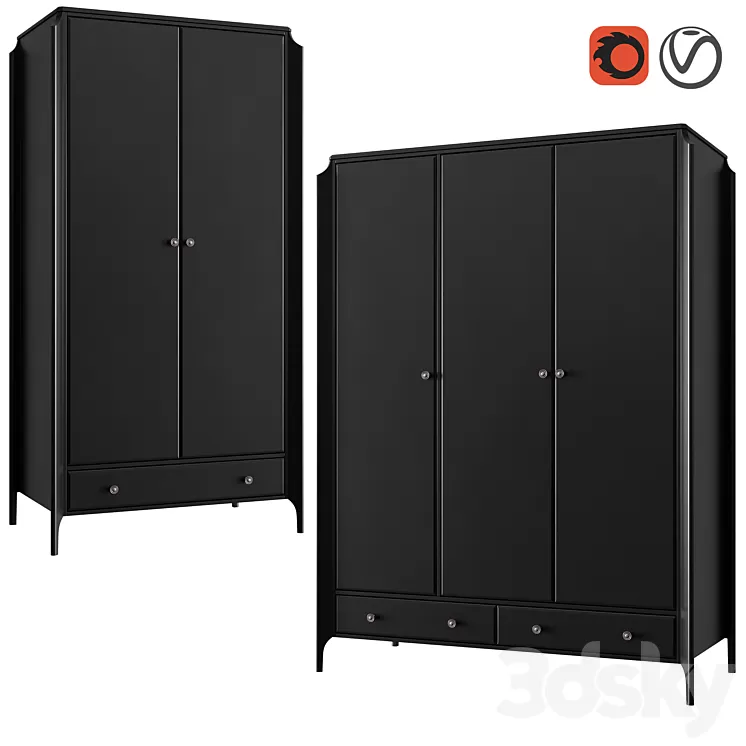 Dantone Home Wardrobe Le Visage 3D Model
