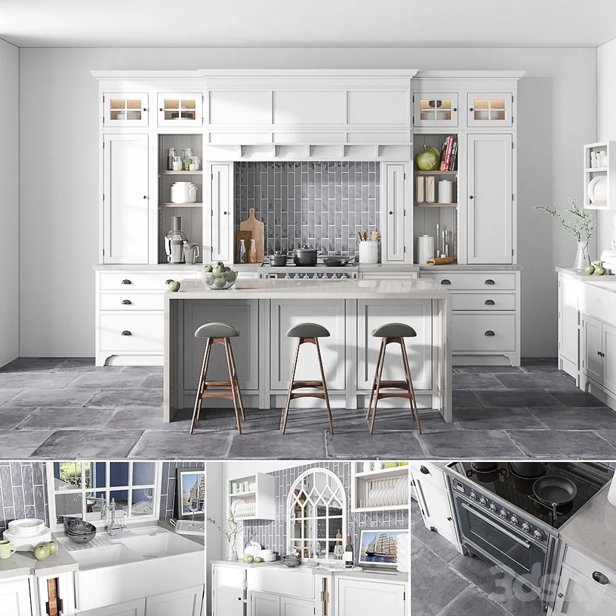 Dantone Kitchen First 3D Model