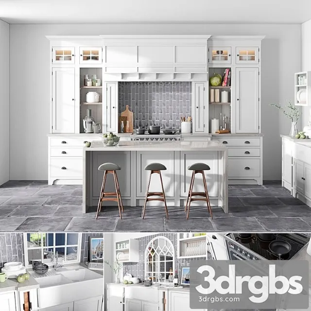 Dantone kitchen first 3D Model Free