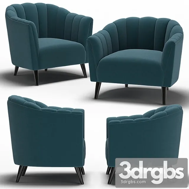 Dantone Kresla Sharlott High Low 3D Model Free