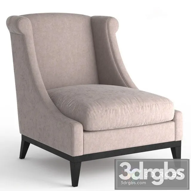 Dantone Lewis Armchair 3D Model Free