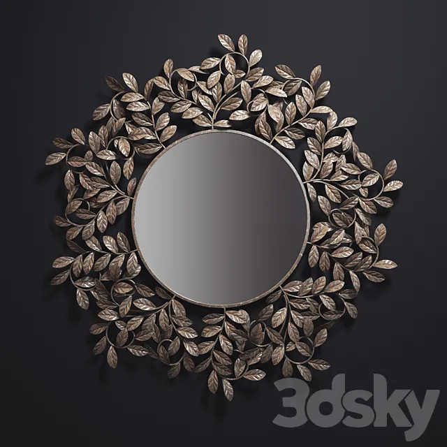 Dantone mirror metal 3D Model