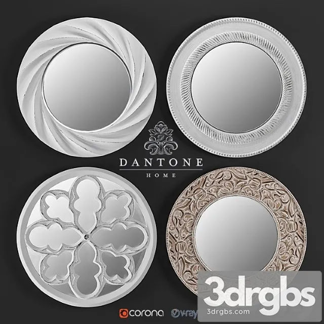 Dantone round mirror 3D Model Free