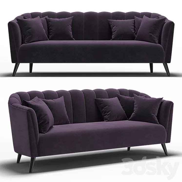 "Dantone | Sofa ""Charlotte""" 3D Model
