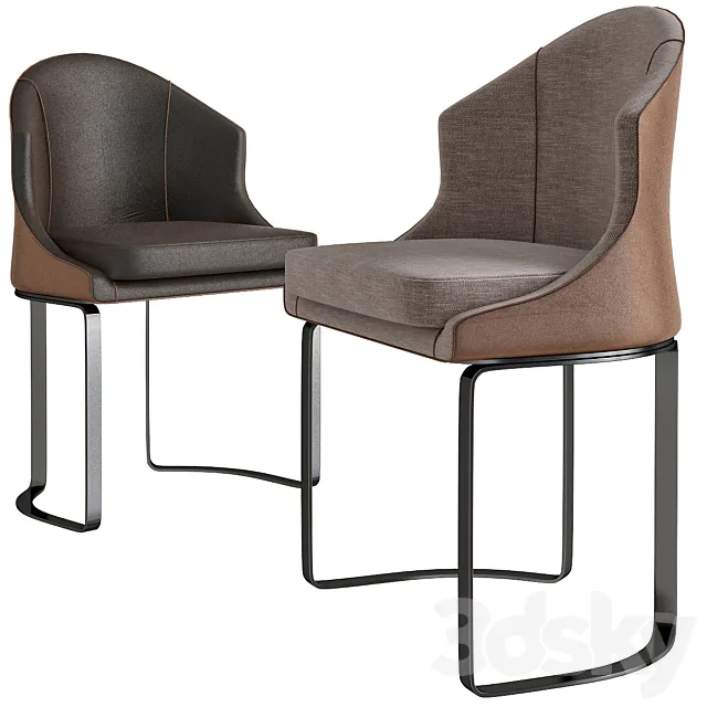 Daphne Longhi 2018 Serie U 160 SEDIE 3D Model