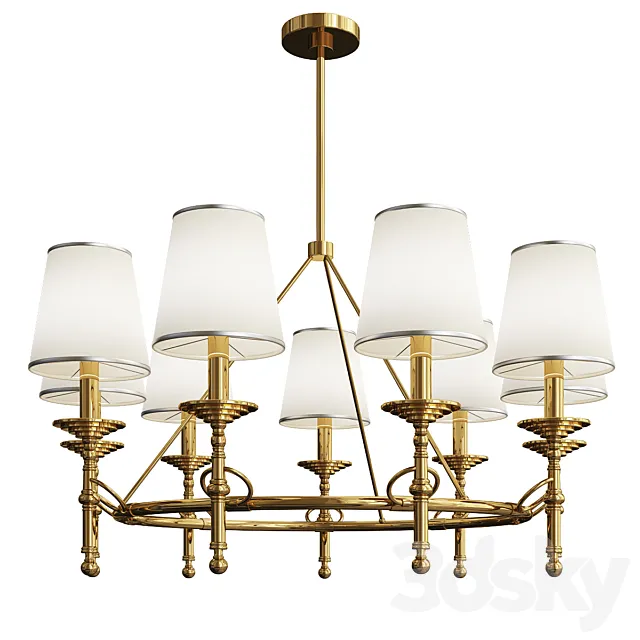 Dar Lighting Murray 12 Light 3D Model