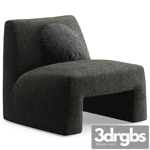 Dario Accent Chair By Cb2 3D Model Free
