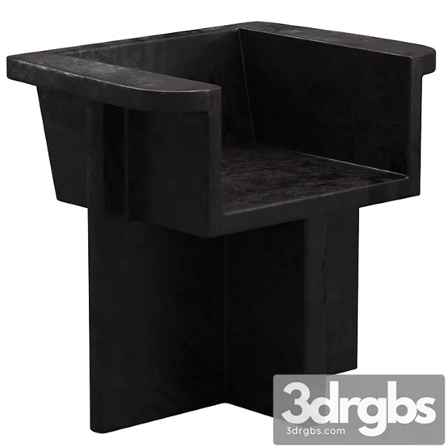 Dark gray brutus dining chair by 101 copenhagen