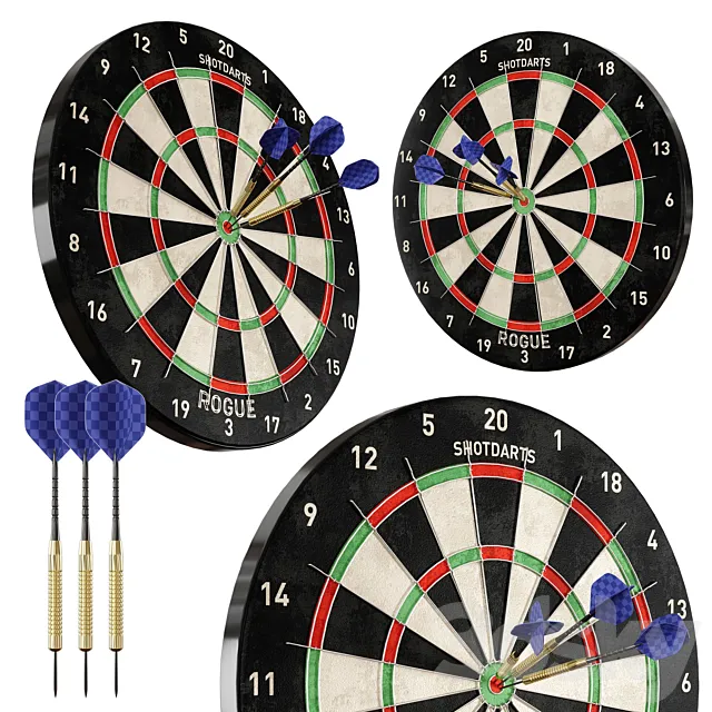Darts 3D Model