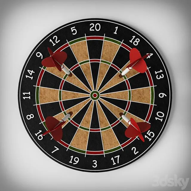 Darts 3D Model