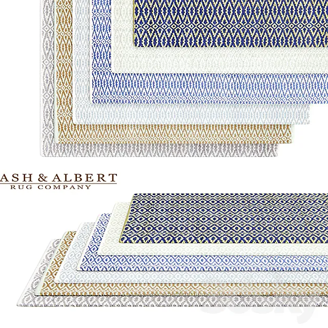 Dash_and_Albert_Carpets 3D Model