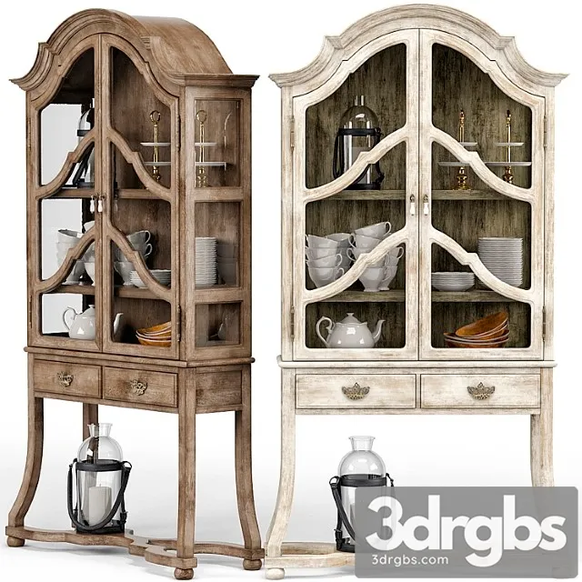 Dauphine antique cabinet 3D Model Free