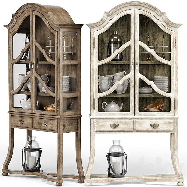 Dauphine Antique Cabinet 3D Model
