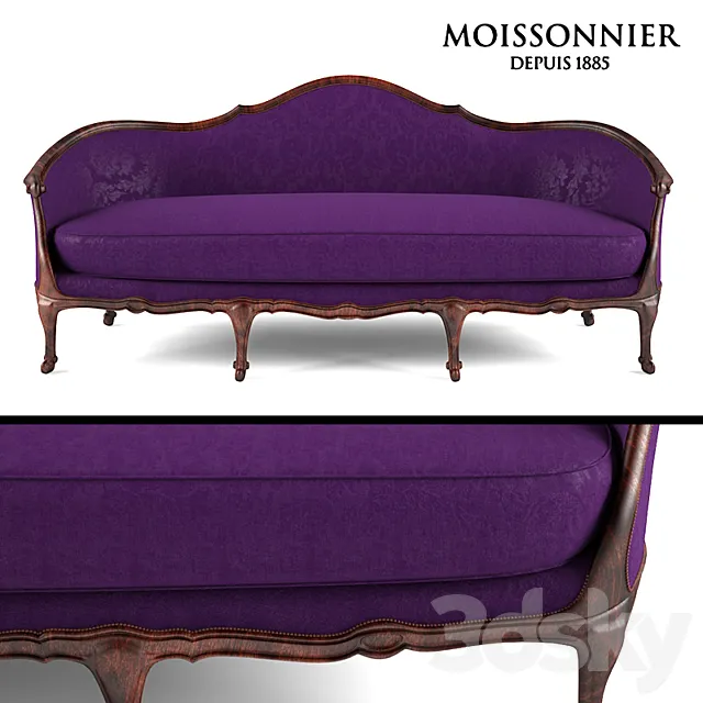 D'Aurevilly sofa by Moissonnier 3DModel