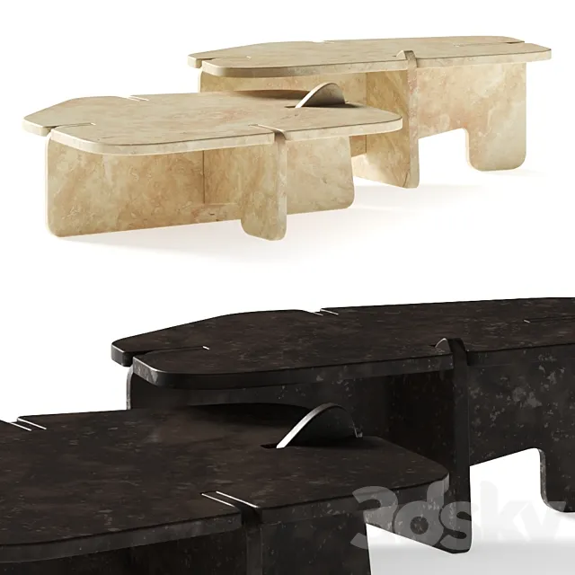 Davani Lame Coffee Table 3D Model