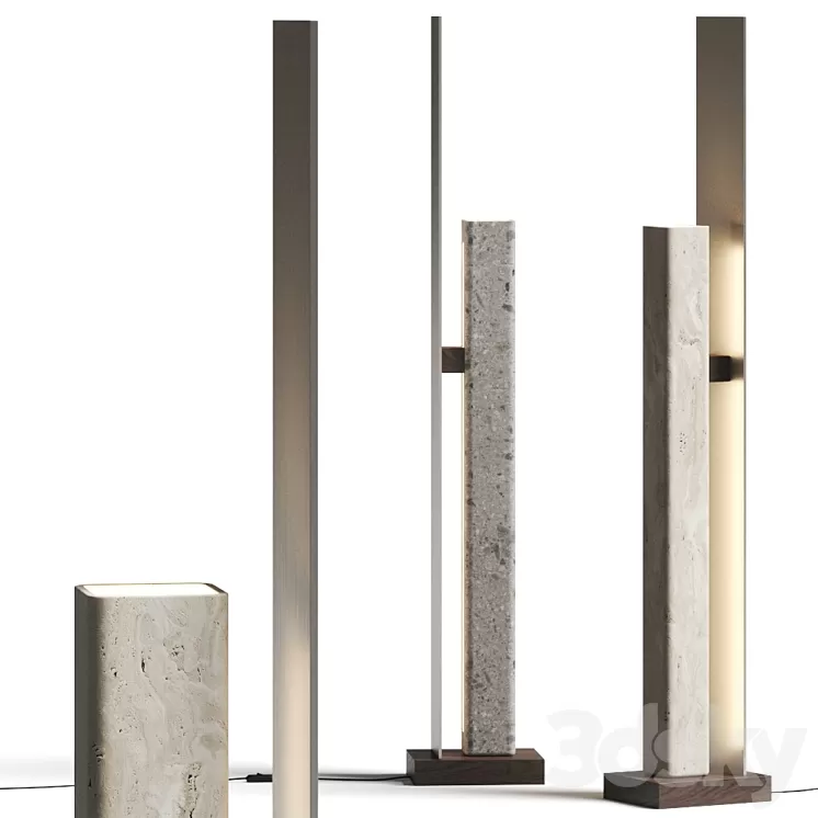 Davani Meridian Floor Lamp 3D Model