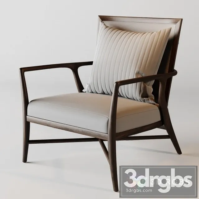 Davenport Lounge Chair 3D Model Free