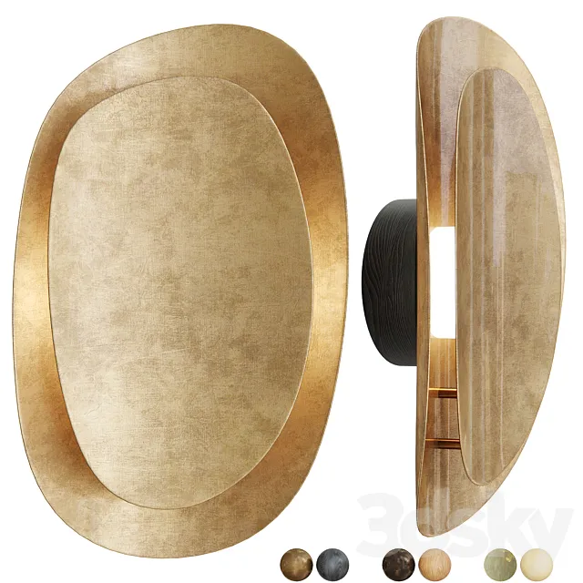 David Shaw X Nightworks Duet Halo Wall Light 3D Model
